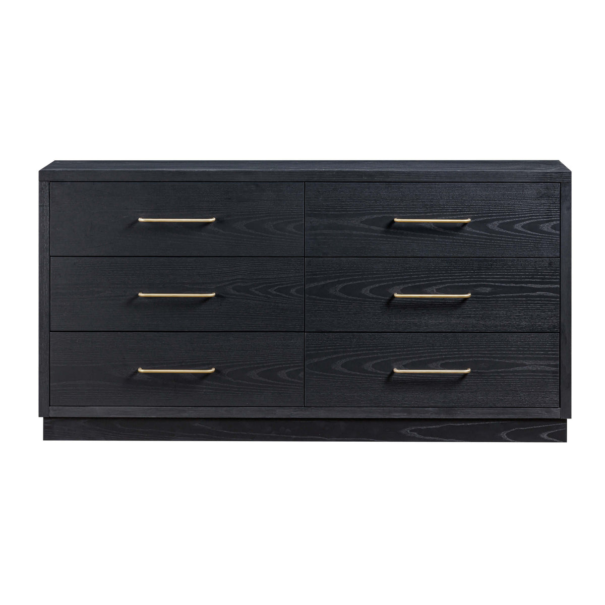 TOV Furniture Marlow Black 6-Drawer Wood Dresser