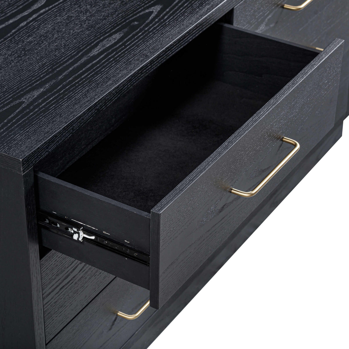 TOV Furniture Marlow Black 6-Drawer Wood Dresser