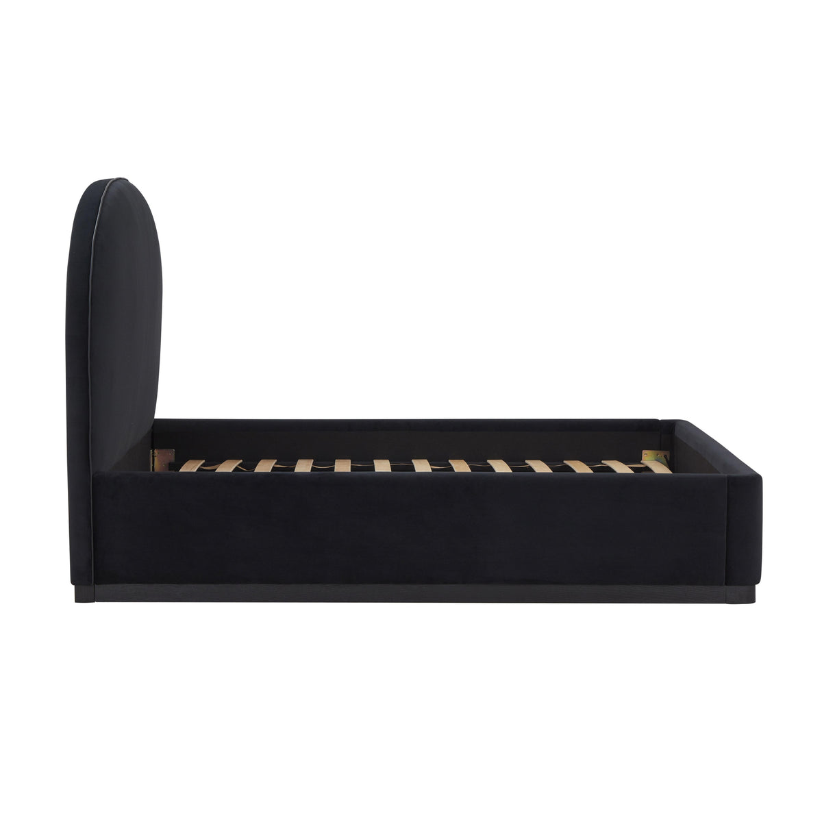 TOV Furniture Marlow Black Performance Velvet Bed