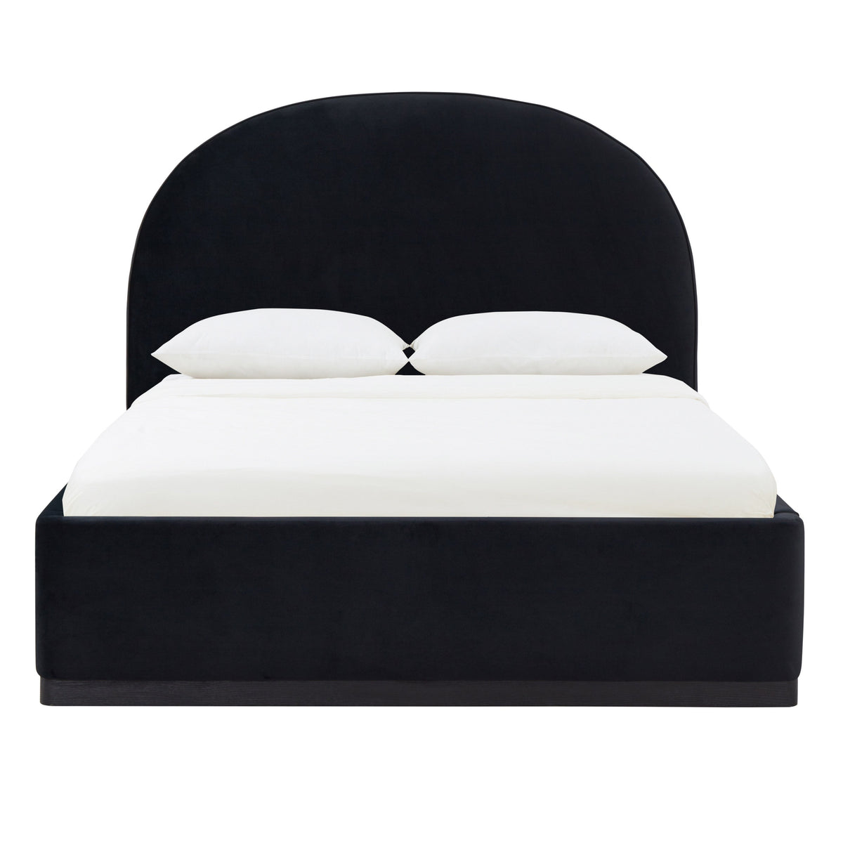 TOV Furniture Marlow Black Performance Velvet Bed