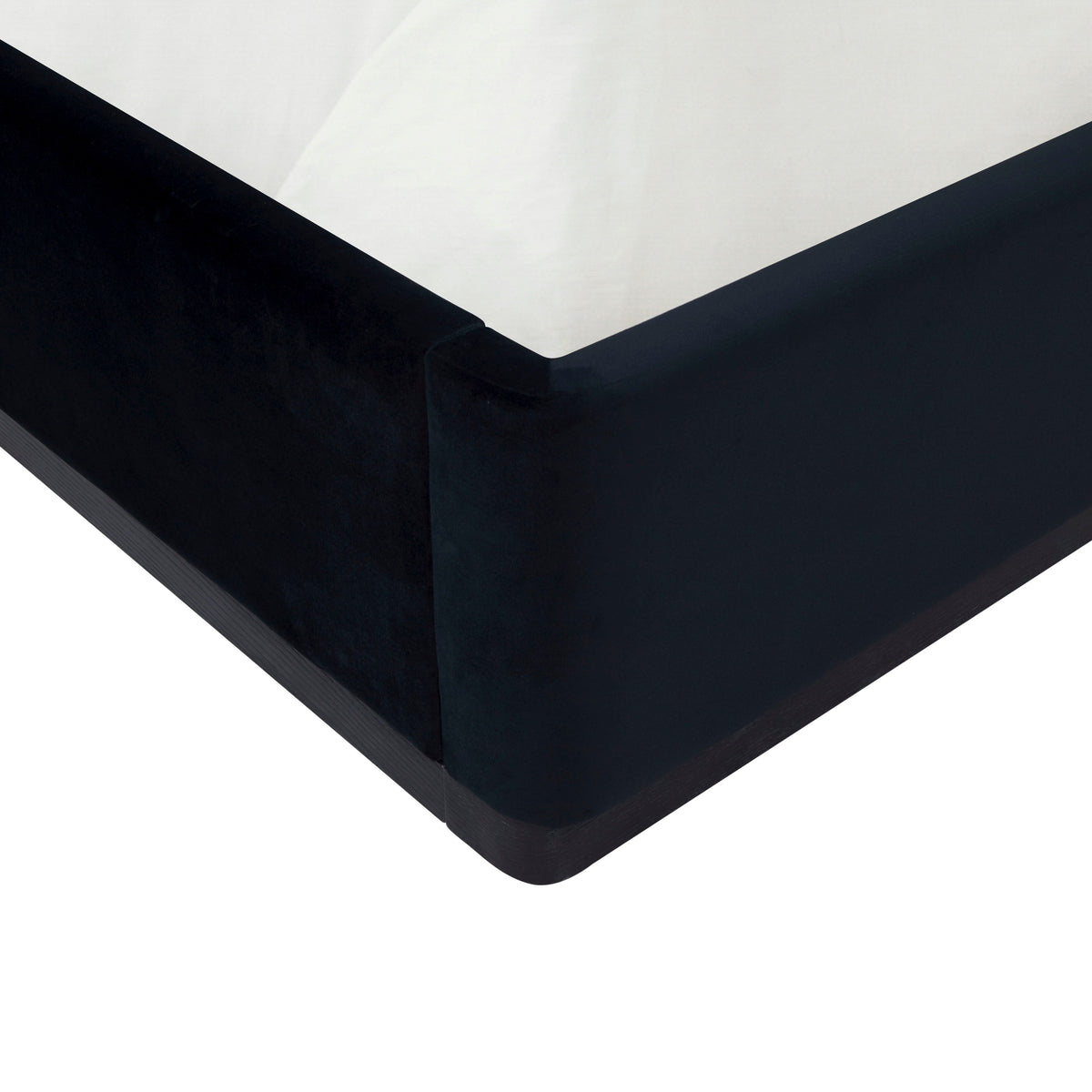 TOV Furniture Marlow Black Performance Velvet Bed
