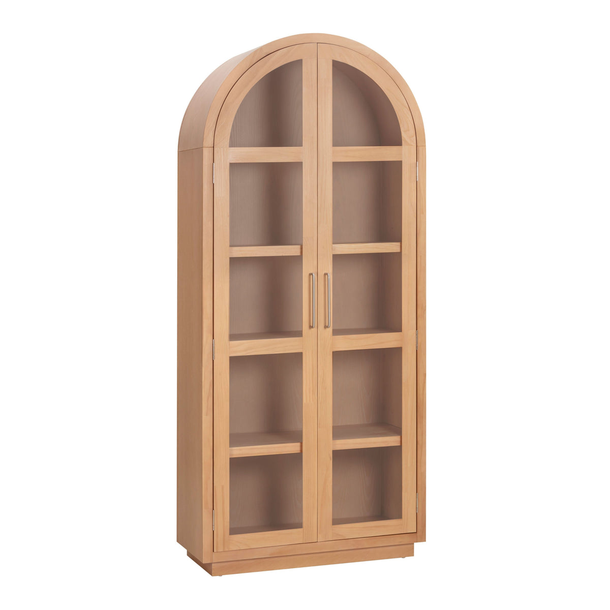 TOV Furniture Marlow Natural Wood Display Cabinet