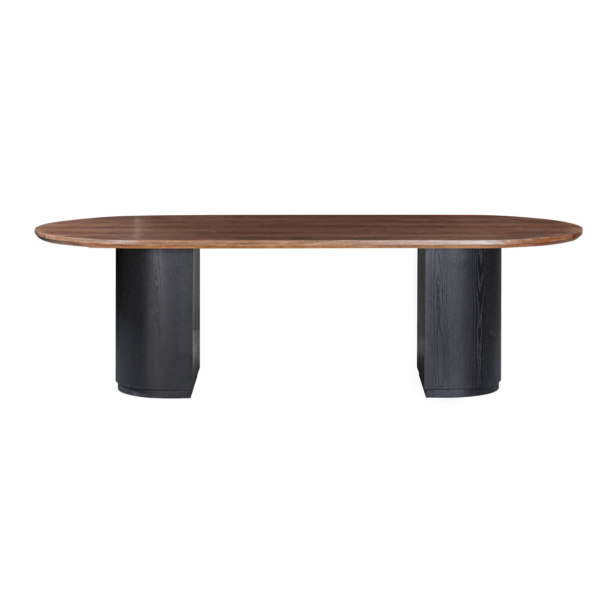 TOV Furniture Marlow Black Wood Oval Dining Table