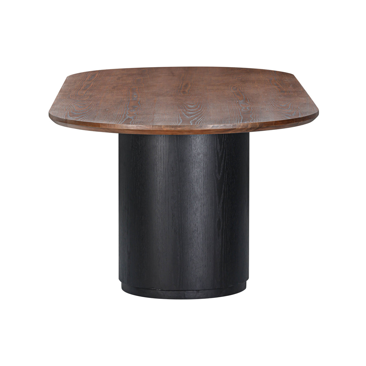 TOV Furniture Marlow Black Wood Oval Dining Table