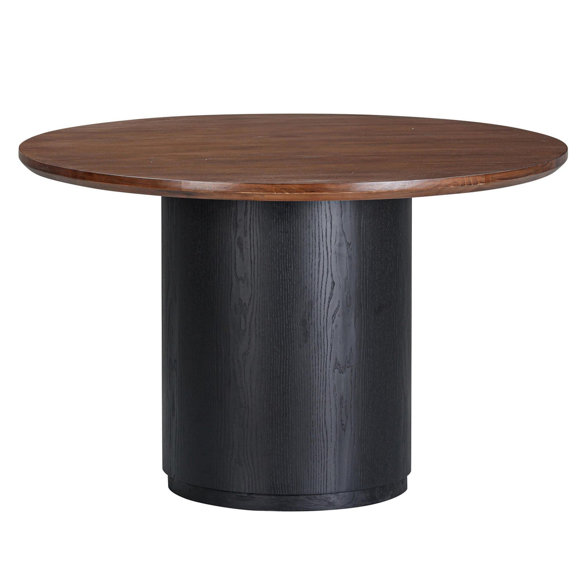 TOV Furniture Marlow Black Wood Round Dining Table