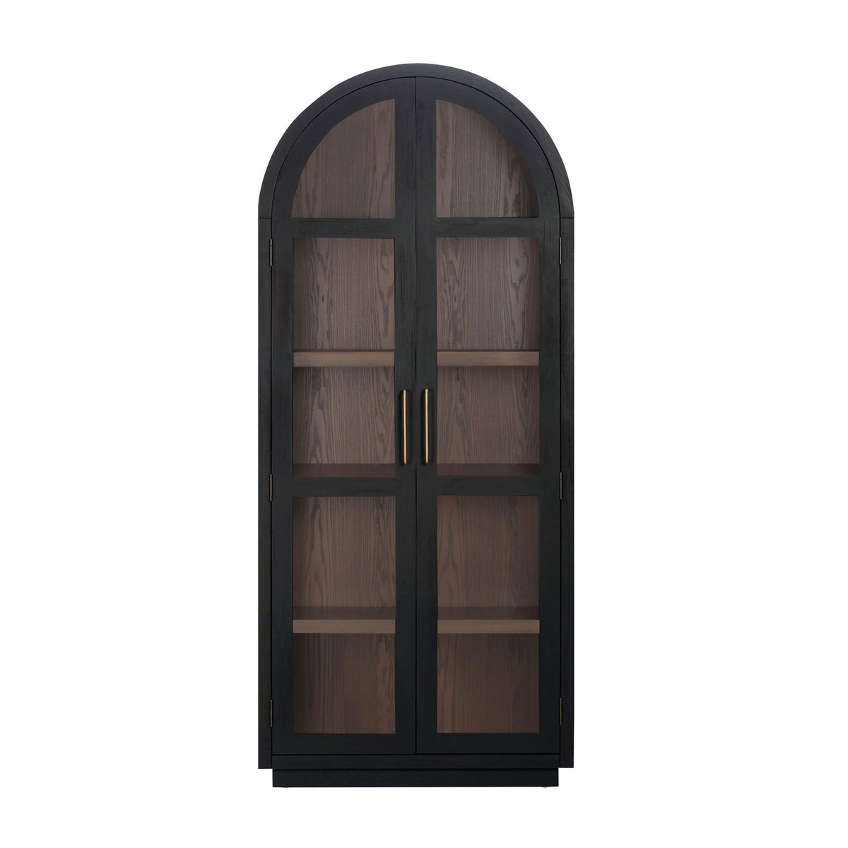 TOV Furniture Marlow Black Wood Display Cabinet