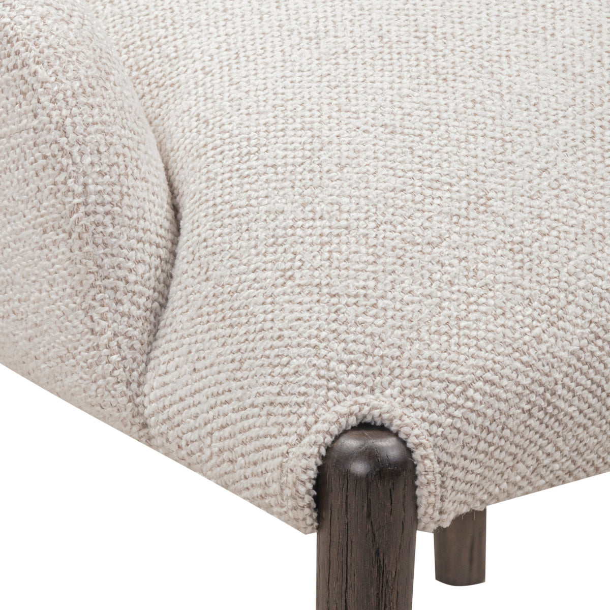 TOV Furniture Glendale White Performance Chenille Dining Chair