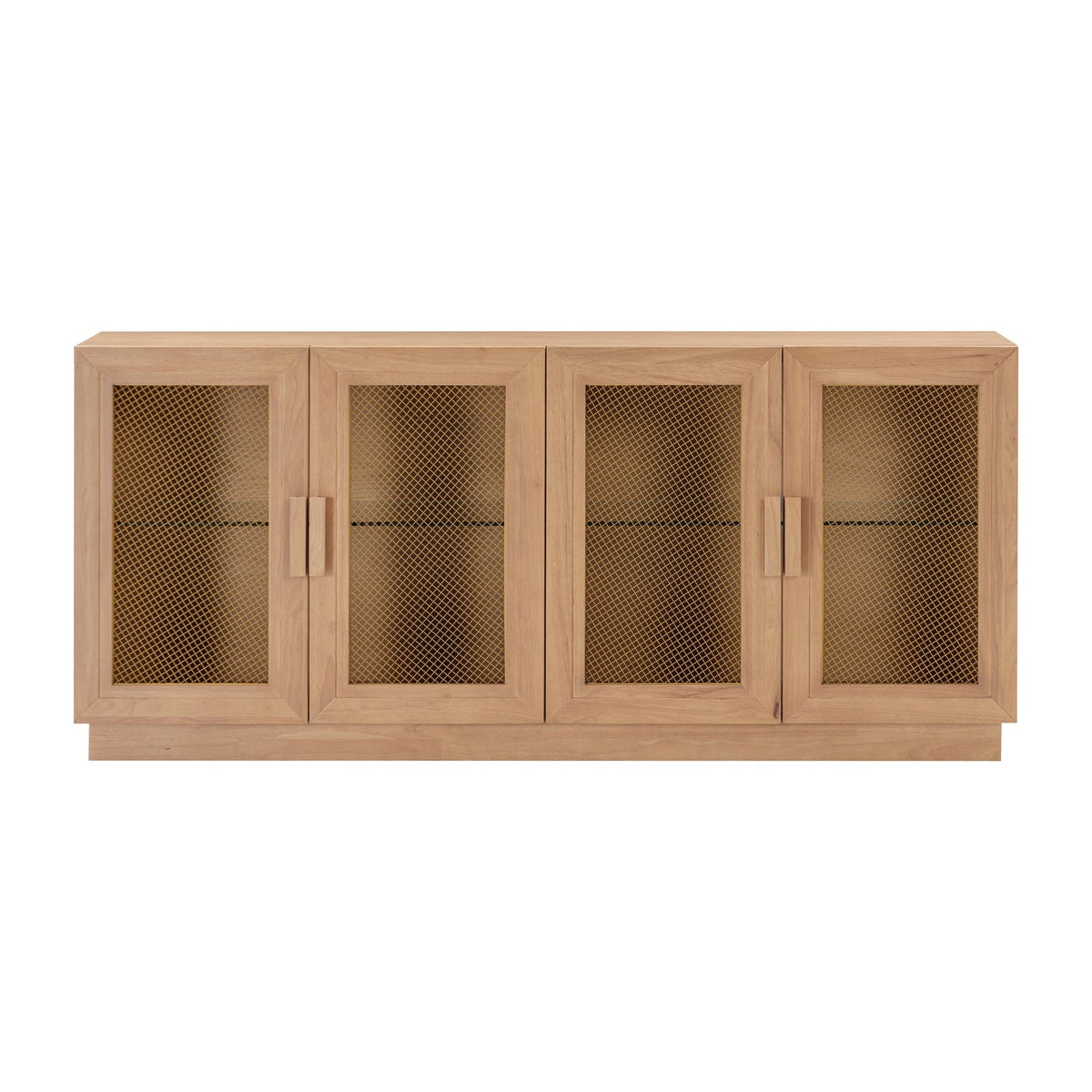 TOV Furniture Nolan Natural Wood Media Console
