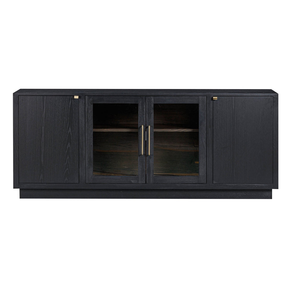 TOV Furniture Marlow Black Wood Media Console