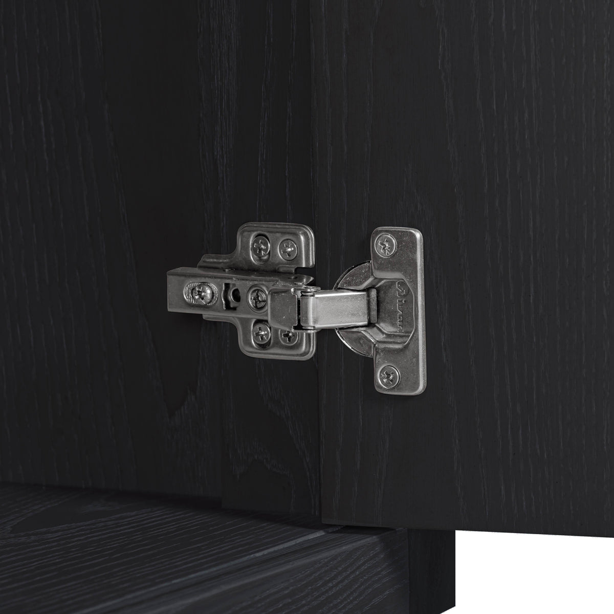 TOV Furniture Marlow Black Wood Media Console