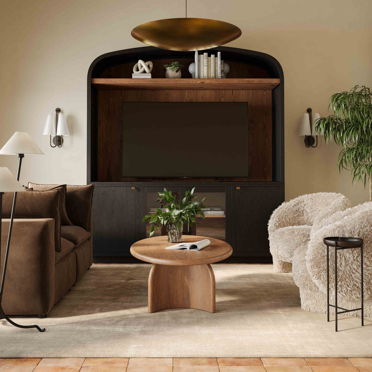 TOV Furniture Marlow Black Wood Entertainment Center