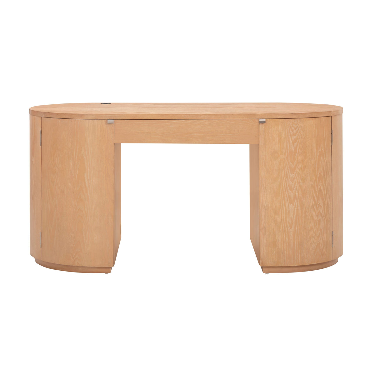 TOV Furniture Marlow Natural Wood Executive Desk With Storage
