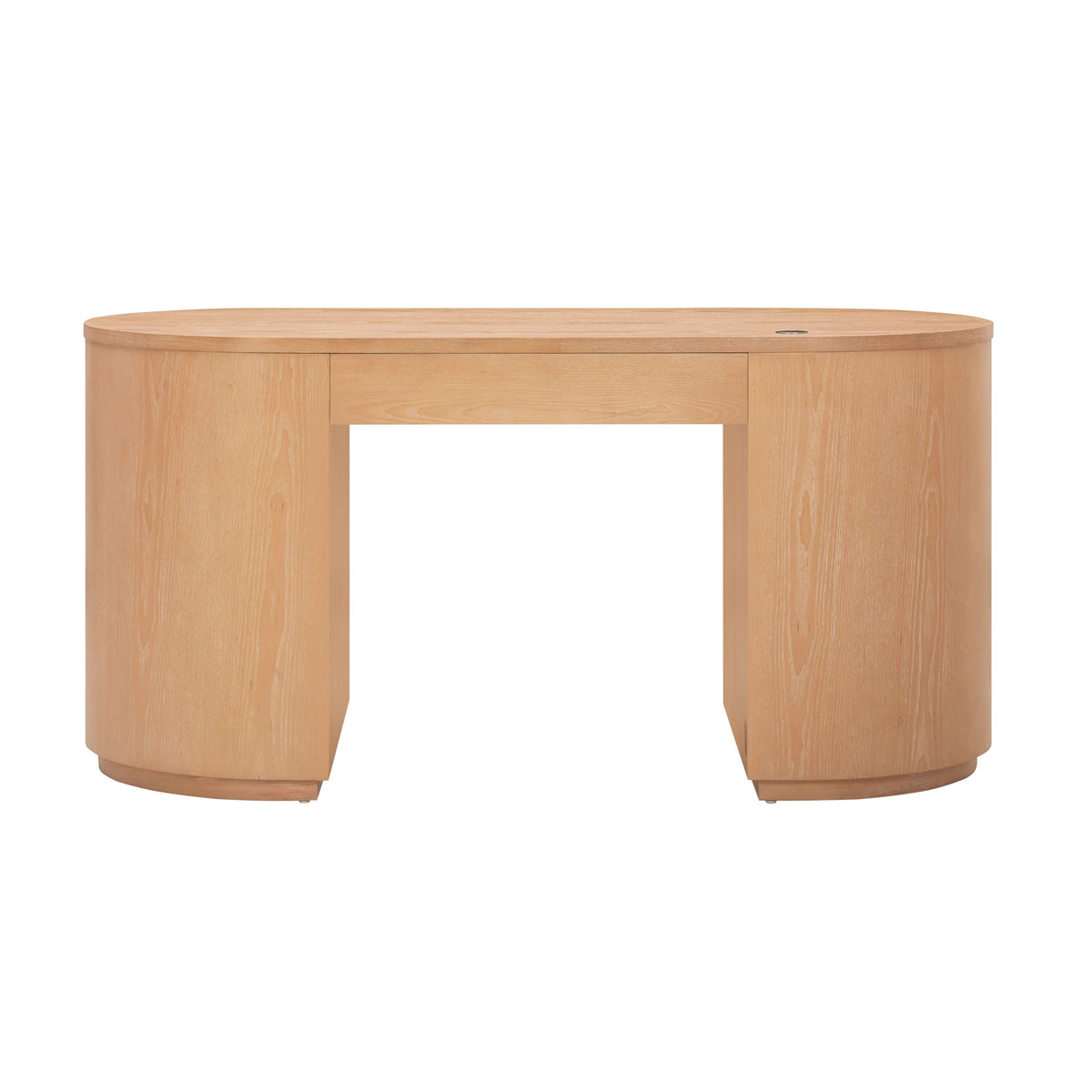 TOV Furniture Marlow Natural Wood Executive Desk With Storage
