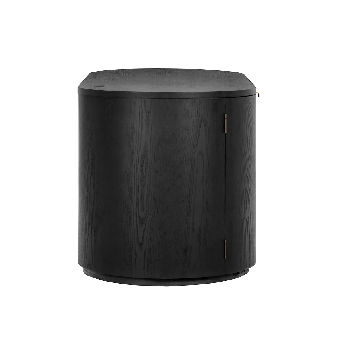 TOV Furniture Marlow Black Wood Executive Desk With Storage