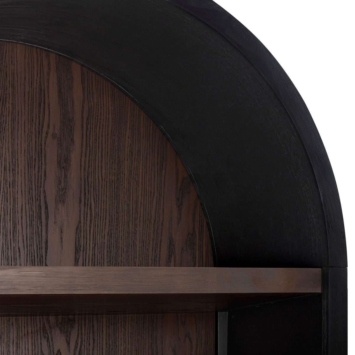 TOV Furniture Marlow Black Wood Bookcase With File Drawer