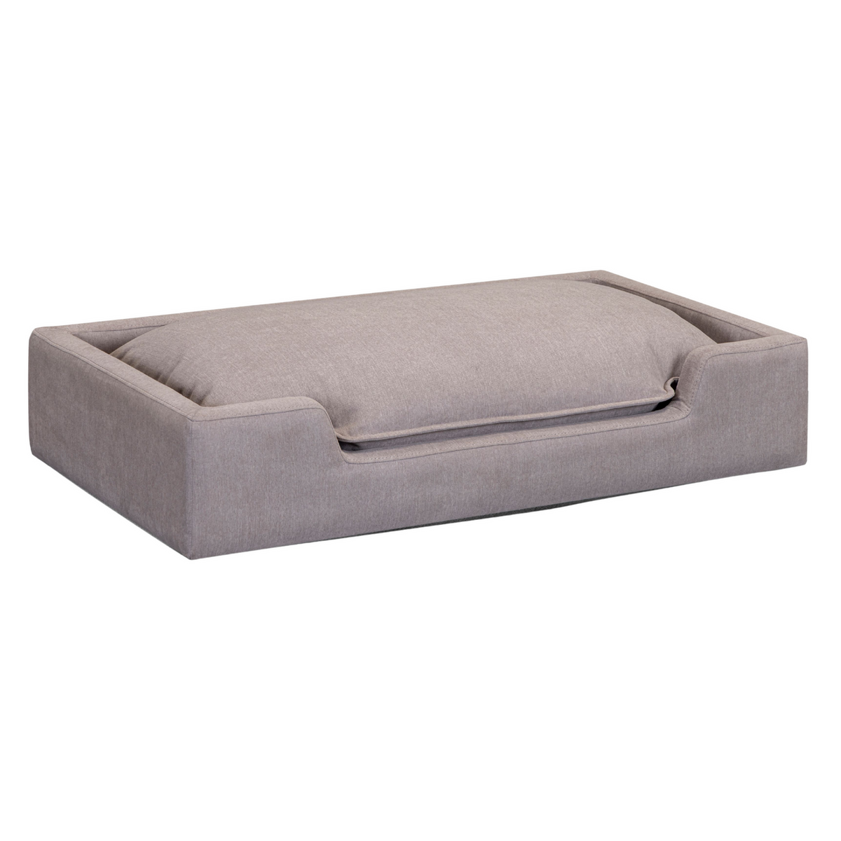 TOV Furniture Cali Gray Performance Modular Pet Bed in grey performance fabric, primary product view