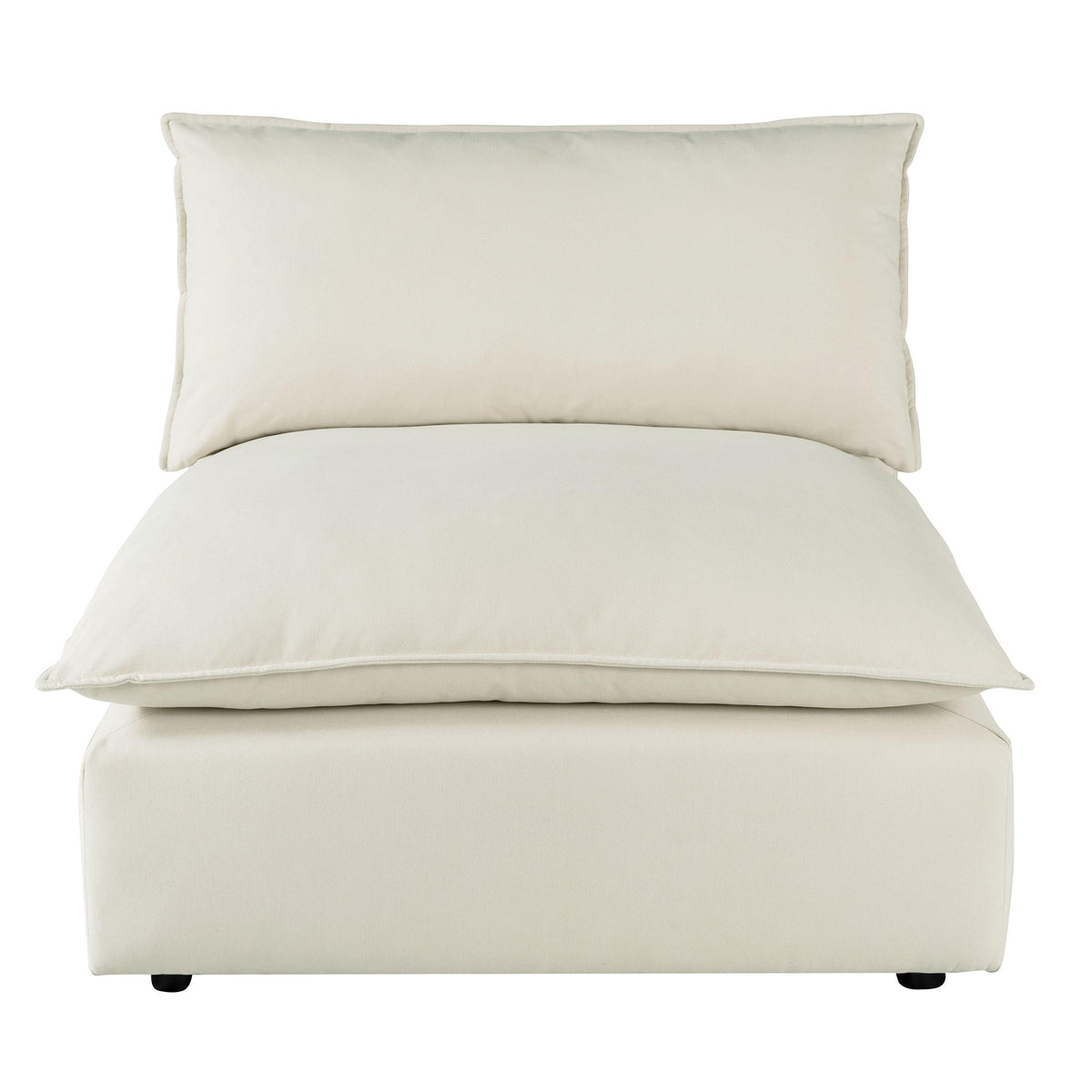 TOV Furniture Cali Natural Performance Modular Armless Chair