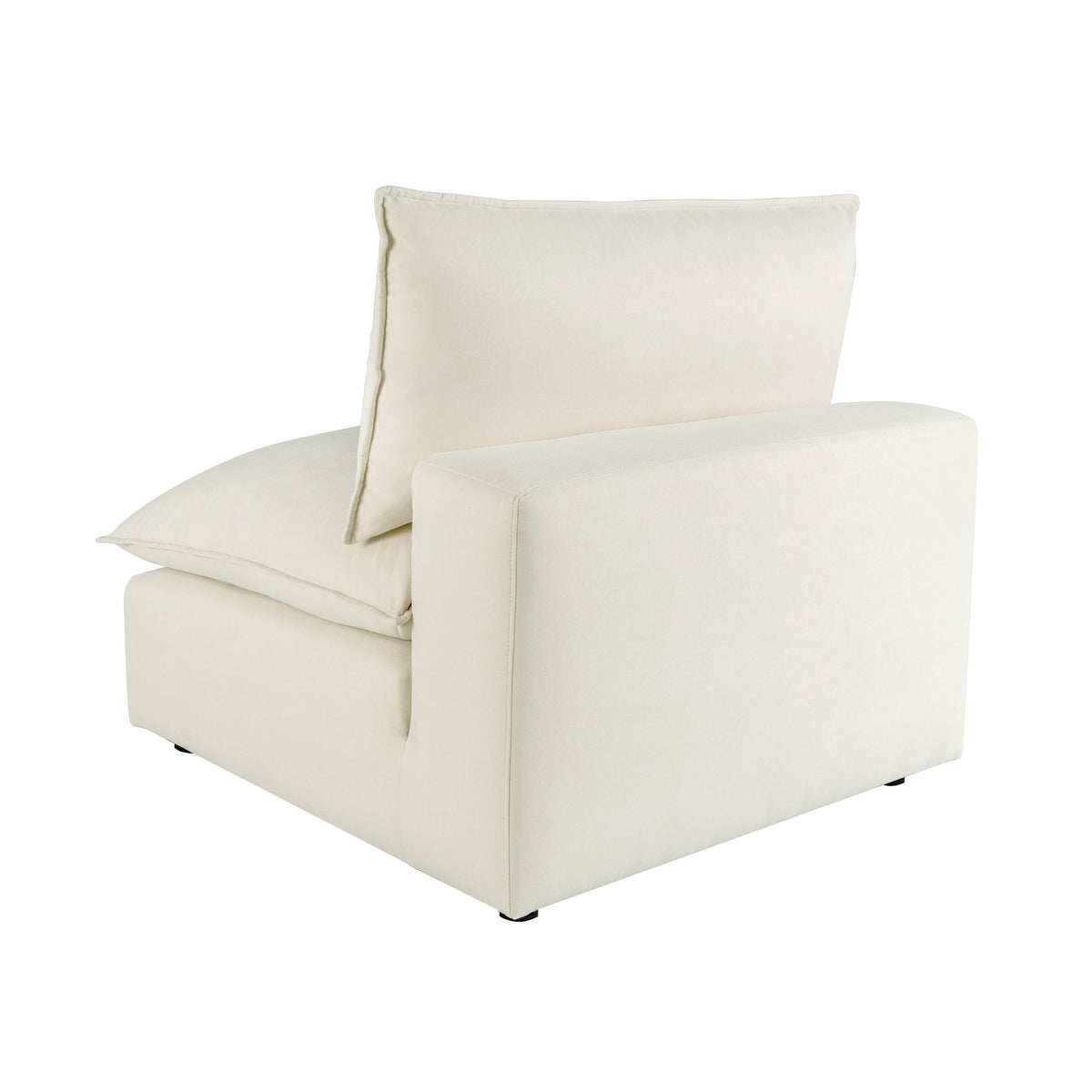 TOV Furniture Cali Natural Performance Modular Armless Chair