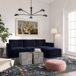 TOV Furniture Willow Velvet Modular Sectional Sofa