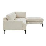 TOV Furniture Serena Velvet RAF Chaise Sectional Sofa