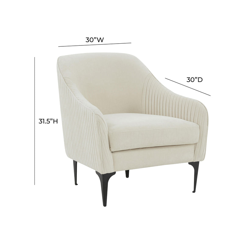 TOV Furniture Serena Velvet Accent Chair