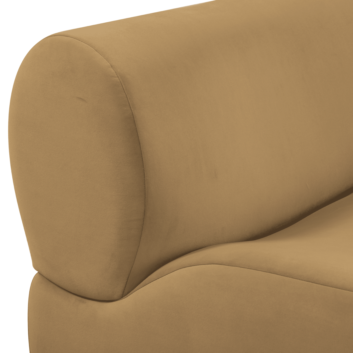 TOV Furniture Zenith Latte Brown Performance Velvet Armless Chair