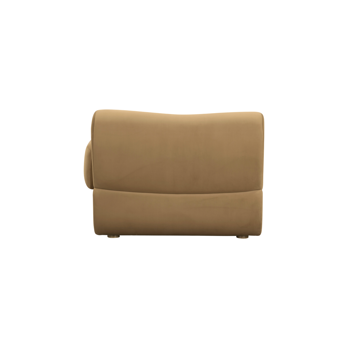 TOV Furniture Zenith Latte Brown Performance Velvet Modular Corner Chair