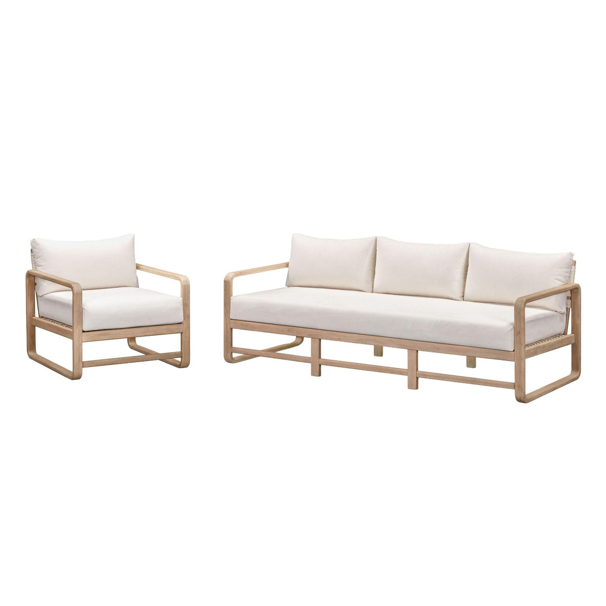 TOV Furniture Palata Cream Performance Outdoor Chair