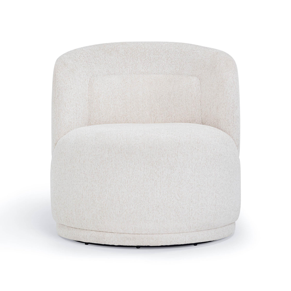 TOV Furniture Massa Beige Textured Performance Swivel Chair