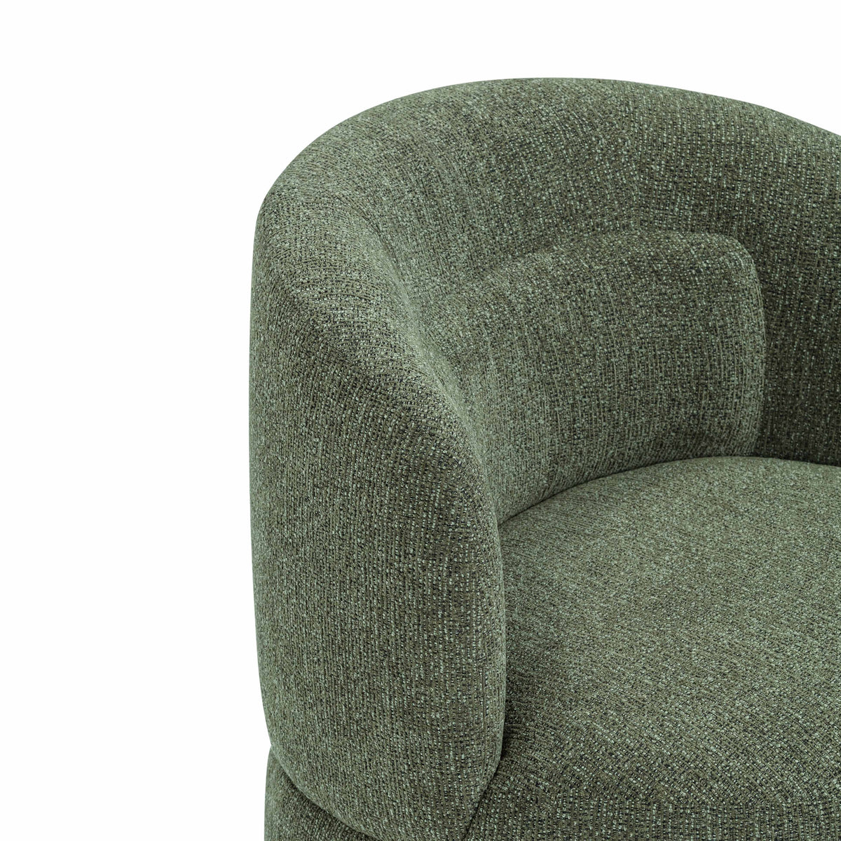 TOV Furniture Massa Green Textured Performance Swivel Chair