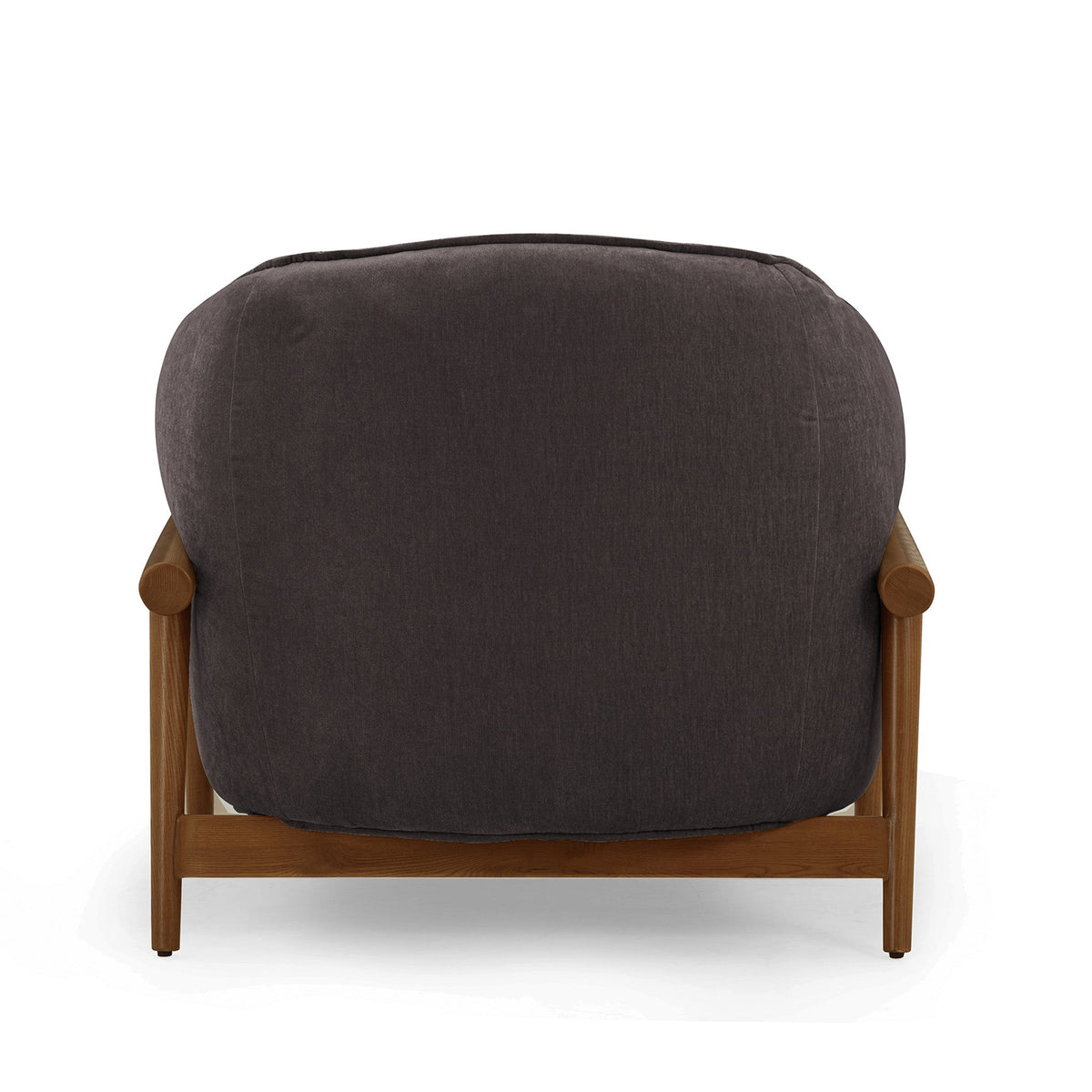TOV Furniture Piedmont Gray Upcycled Chenille Accent Chair