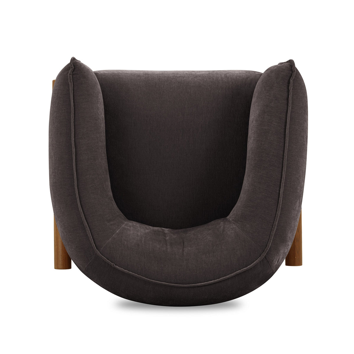 TOV Furniture Piedmont Gray Upcycled Chenille Accent Chair