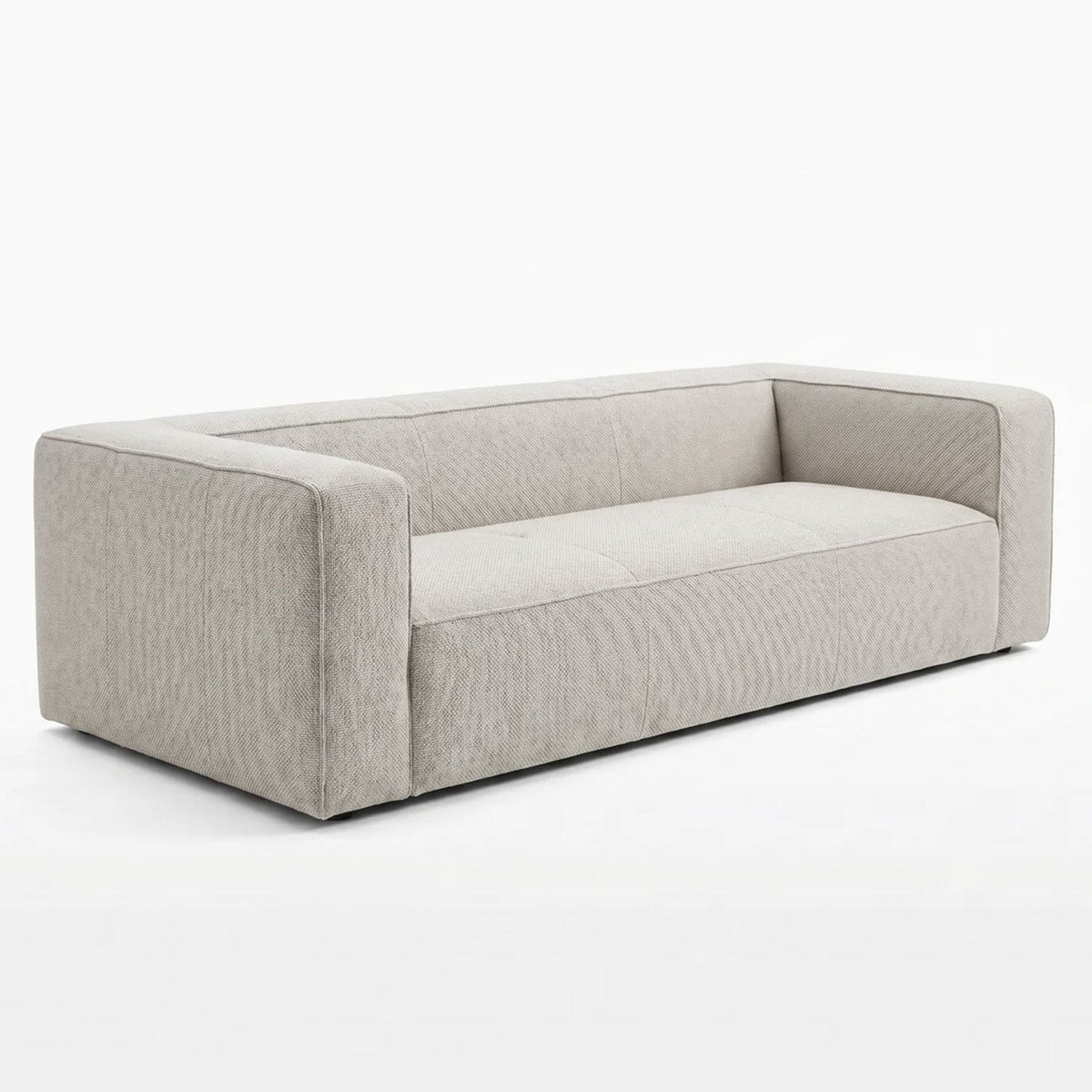 TOV Furniture Aurora Pebble Beige 90in Sofa in pebble beige fabric, primary product view