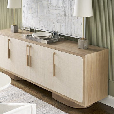 Vanguard Furniture Reveal Navajo Case/Snowdrift Raffia Buffet