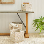 Rivergrass Square Handle Storage Basket Set of 3