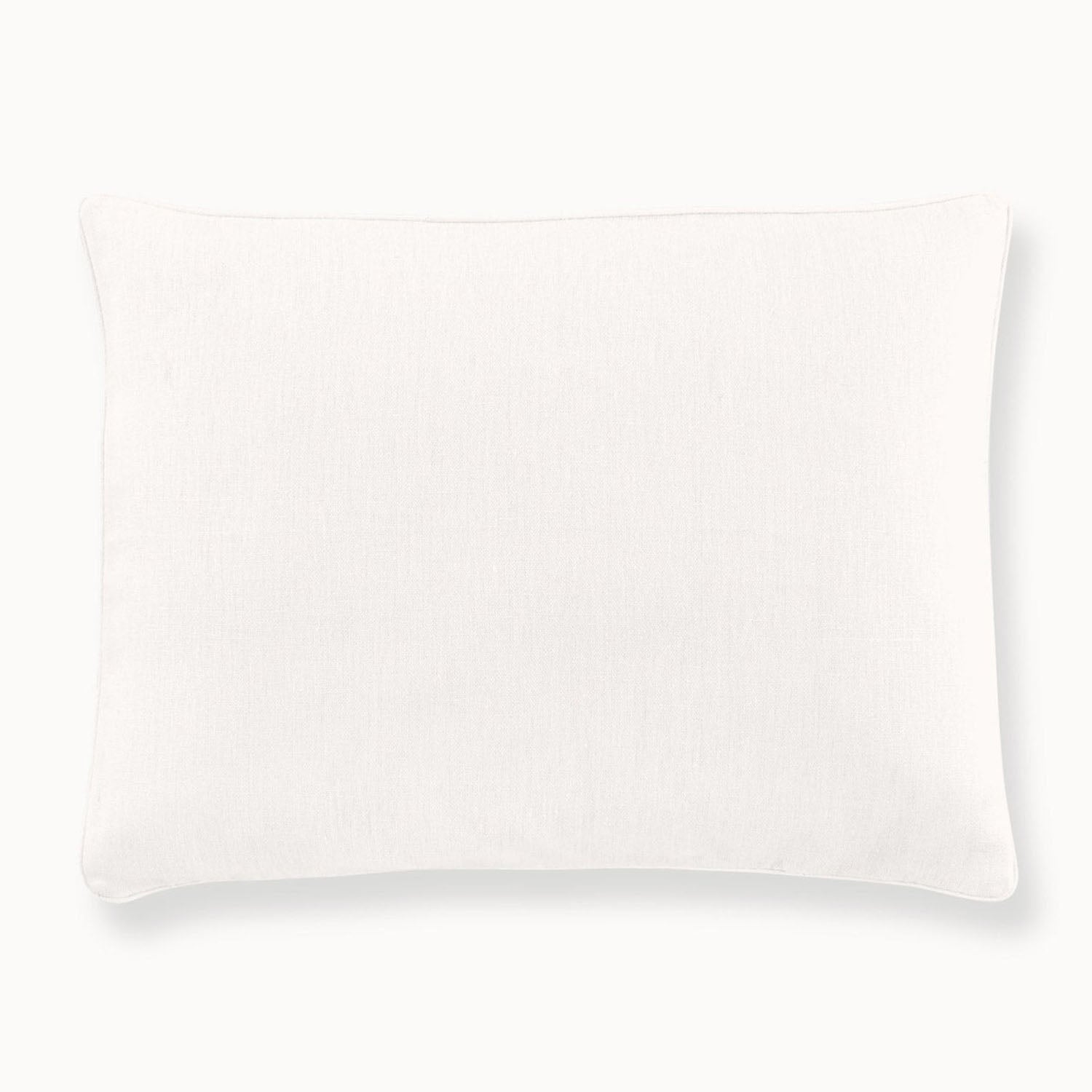 Peacock Alley Rio Corded Linen Pillow Sham 100% linen pillow sham, stack of neatly folded linens