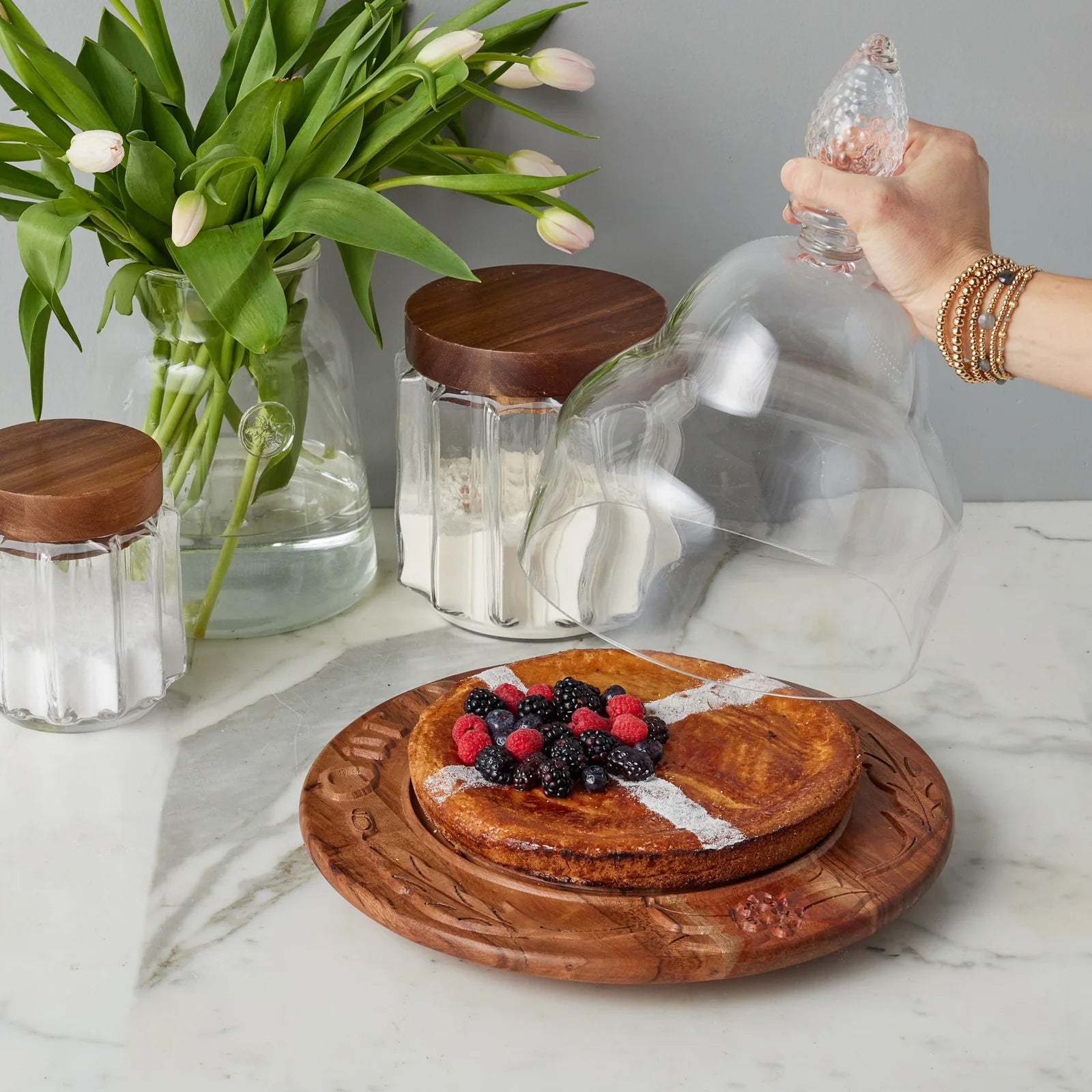 Etu Home Vintage English Our Daily Bread Medium Bread Board