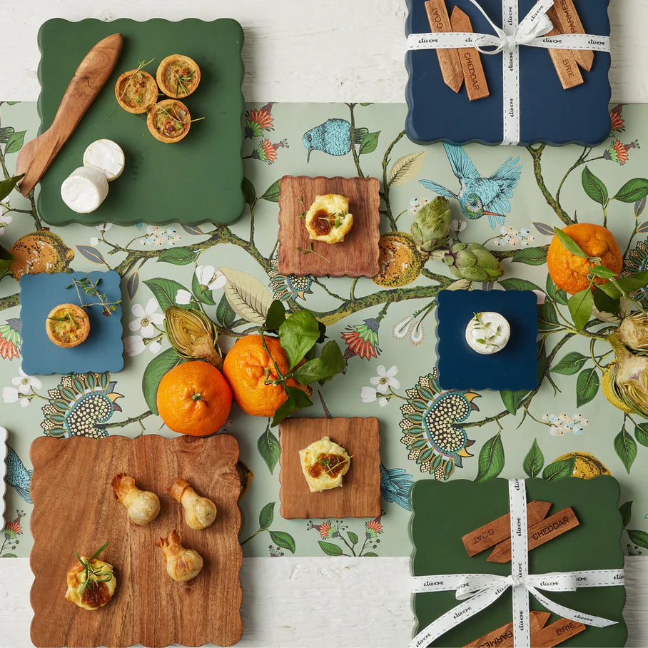 etúHOME Scalloped Square Cheese Board - Thumbnail 5
