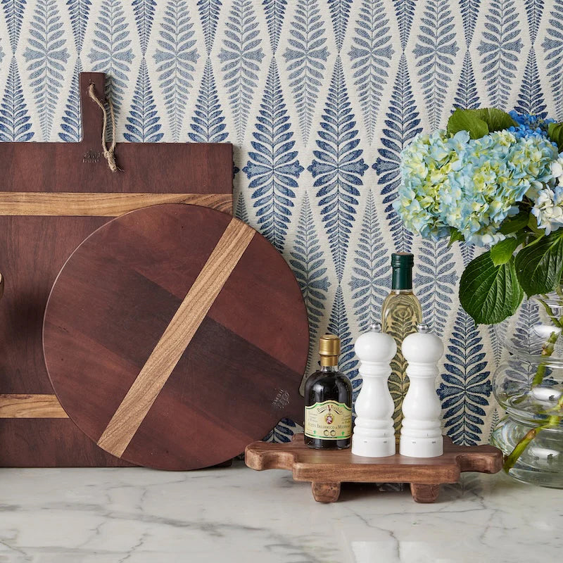 Etu Home Normandy Wood Riser Footed Tray