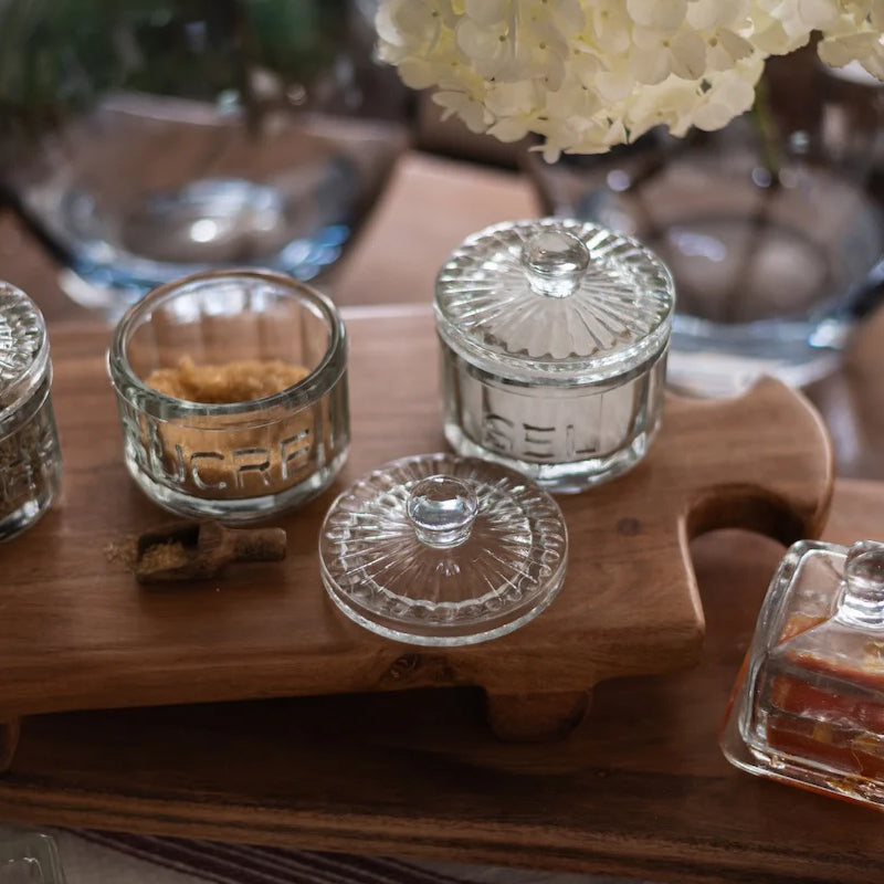 Etu Home Normandy Wood Riser Footed Tray