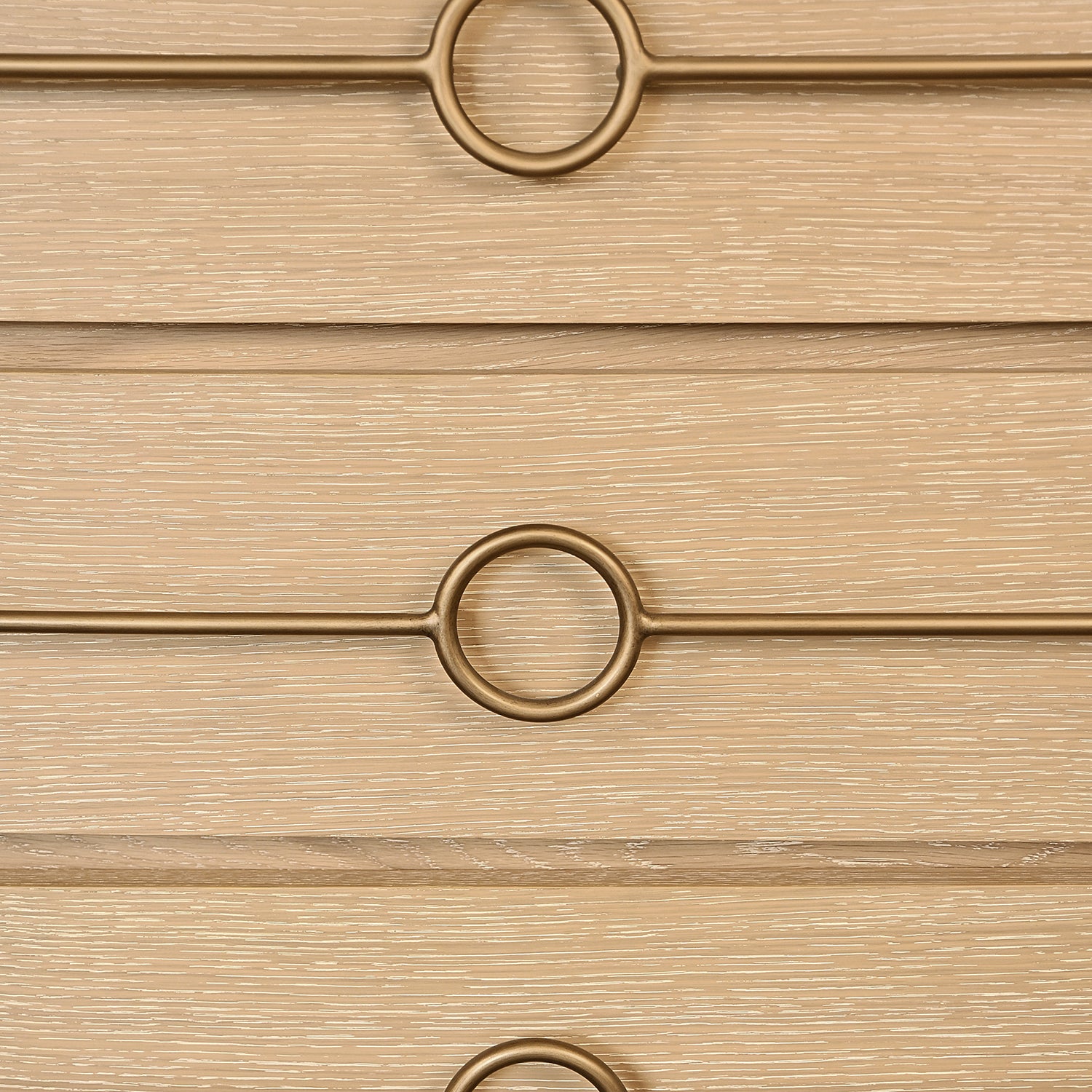 Worlds Away Roderick Cerused Oak Three Drawer Chest
