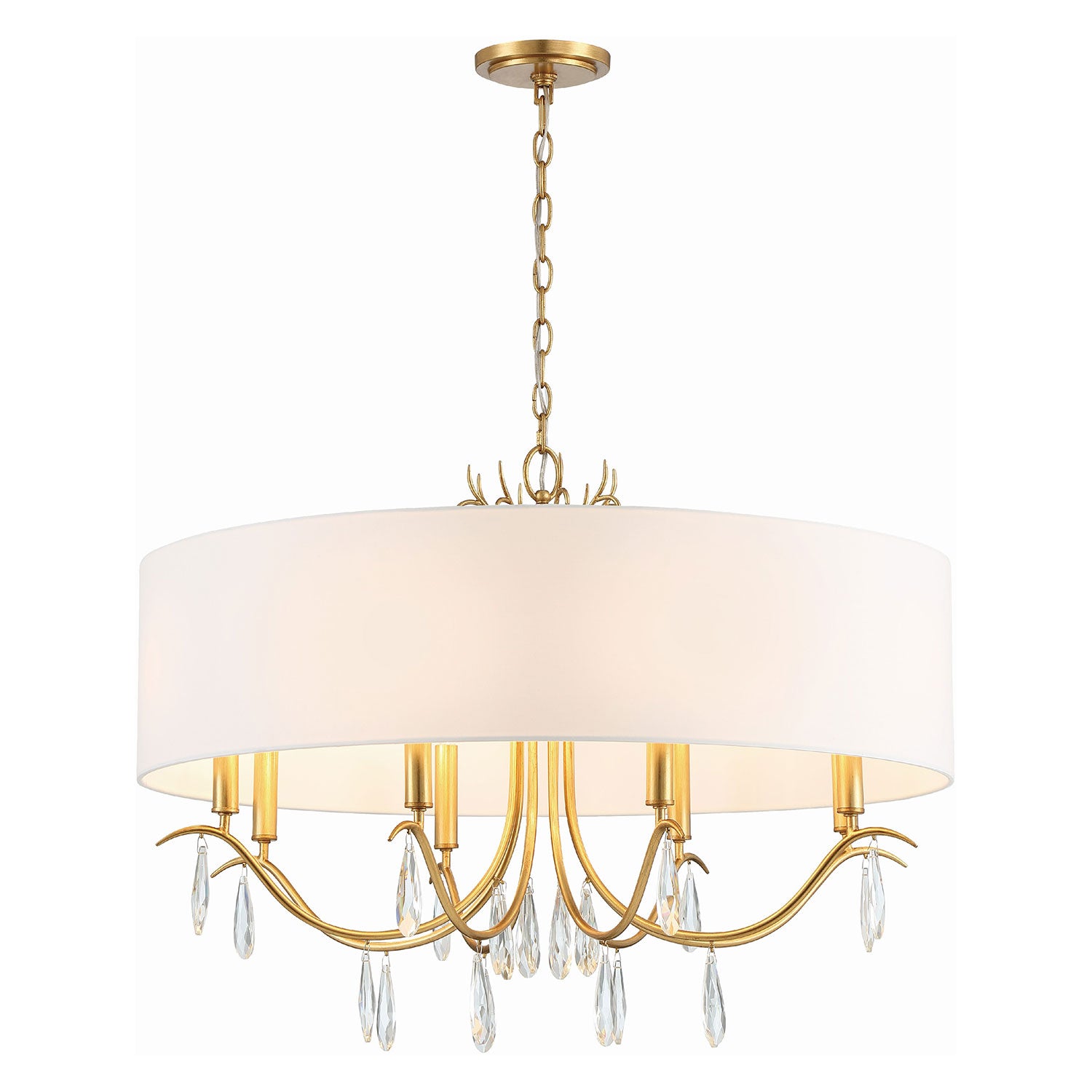 Crystorama Rollins Chandelier with Shades