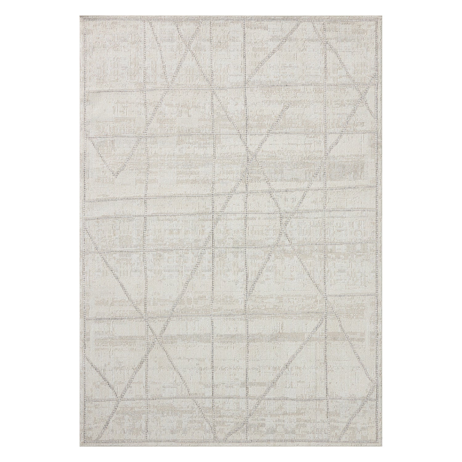 Loloi Roxie Ivory/Graphite Power Loomed Rug