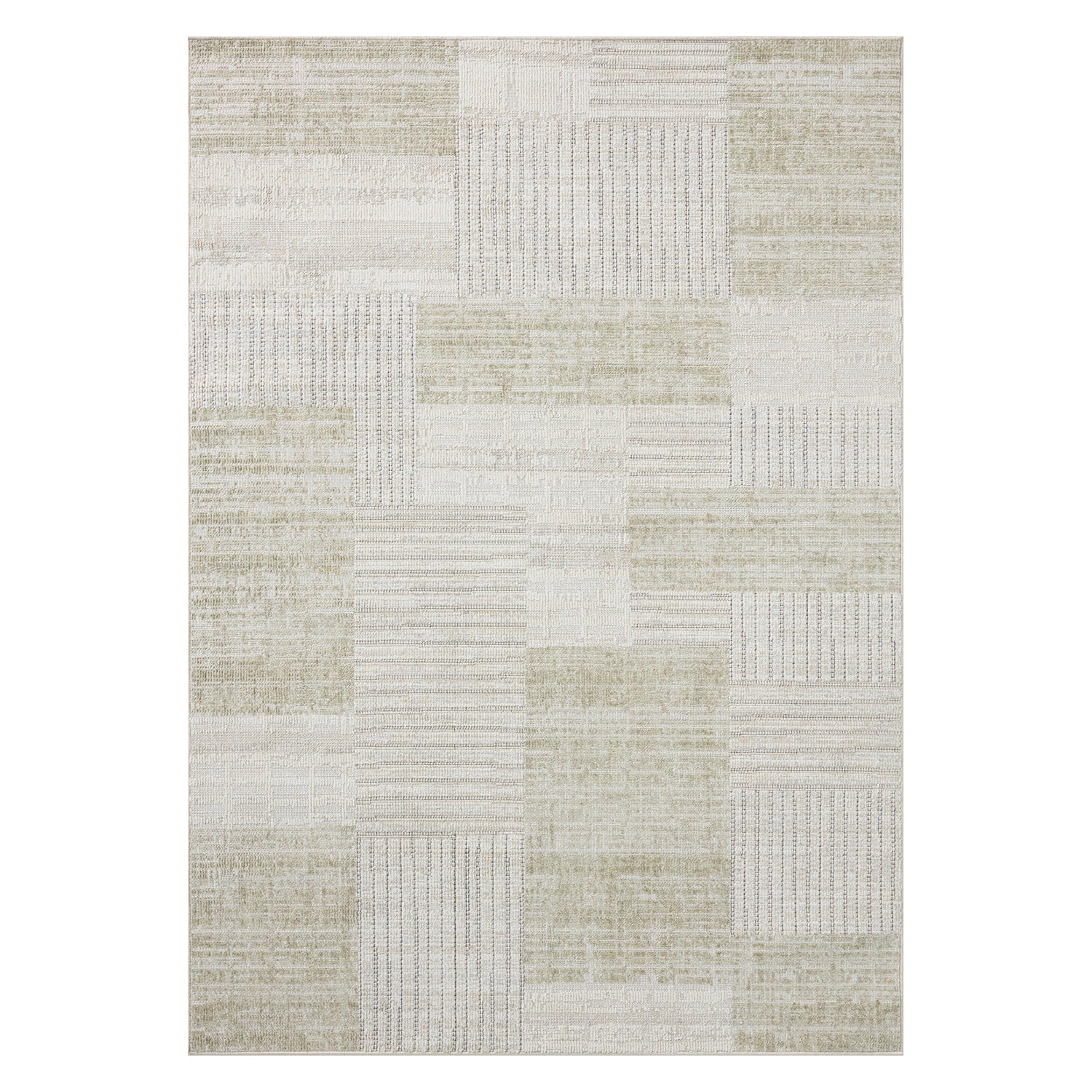 Loloi Roxie Linen/Sage Power Loomed Rug