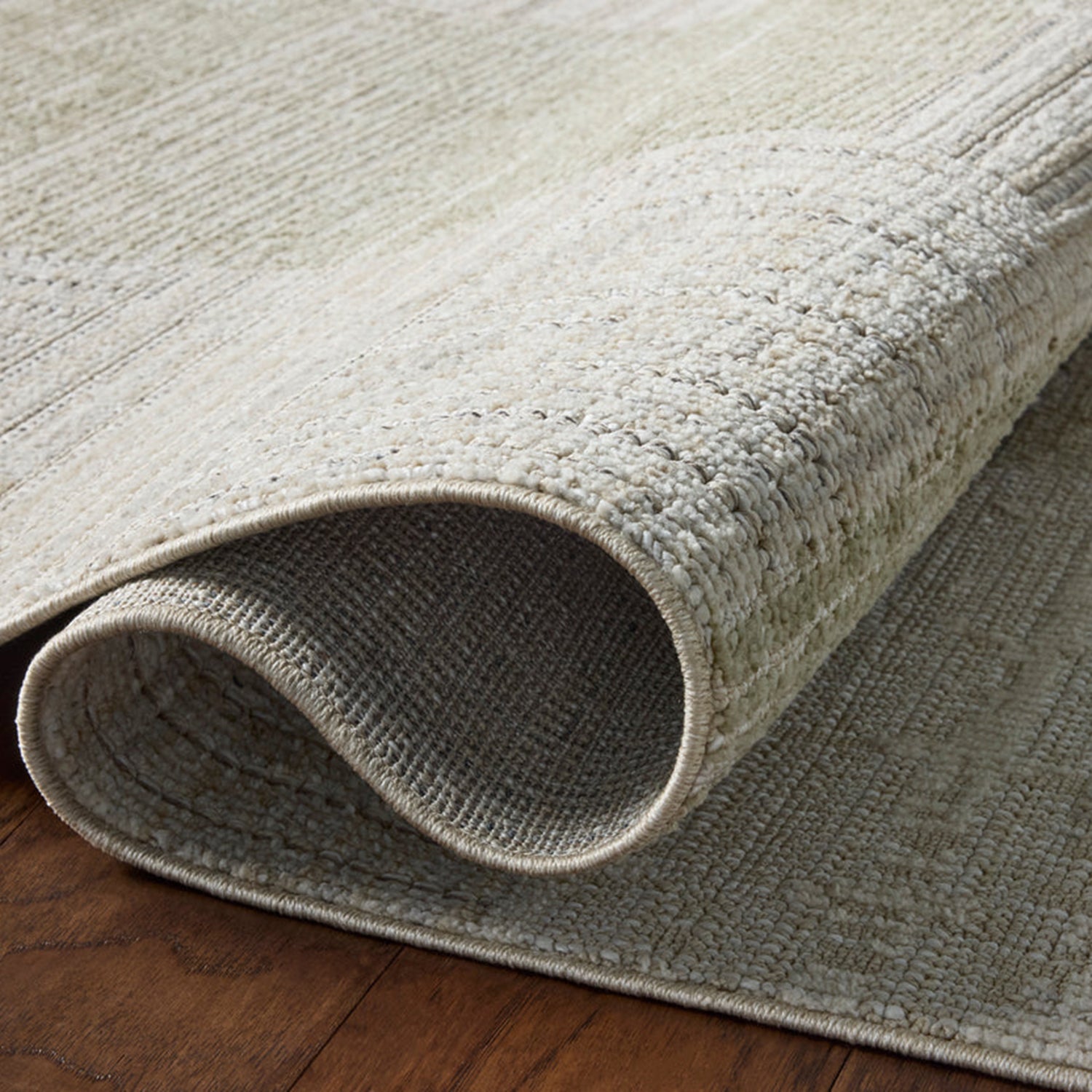 Loloi Roxie Linen/Sage Power Loomed Rug