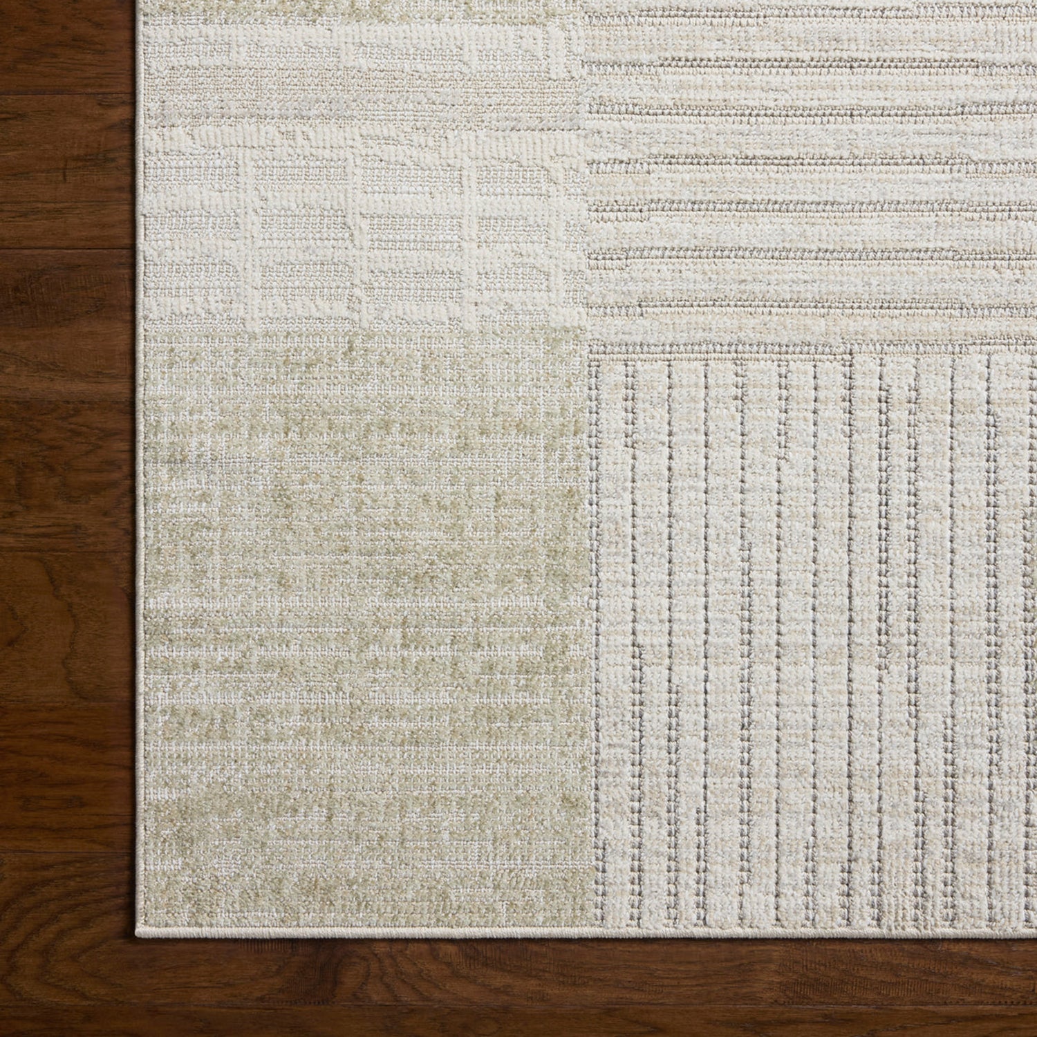 Loloi Roxie Linen/Sage Power Loomed Rug