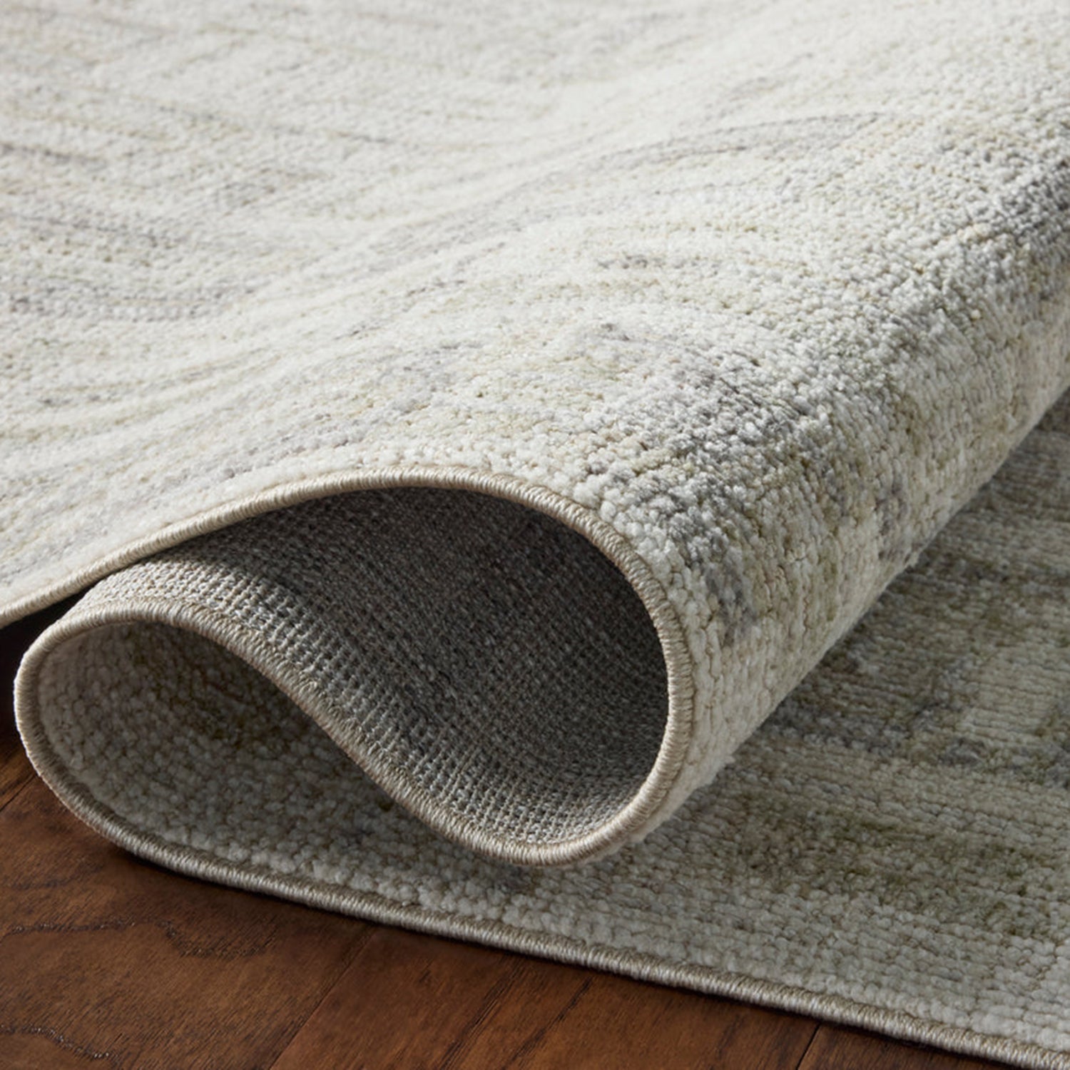 Loloi Roxie Bone/Sage Power Loomed Rug