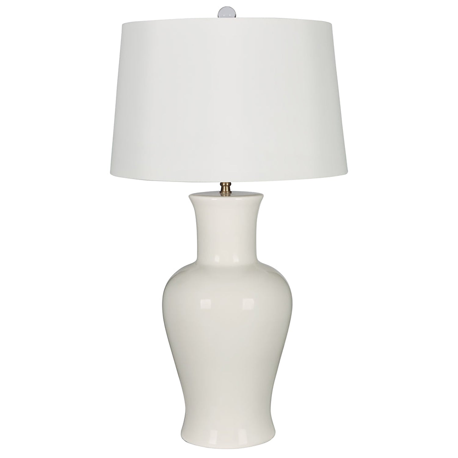 Bradburn Home Amelie White Basic Table Lamp