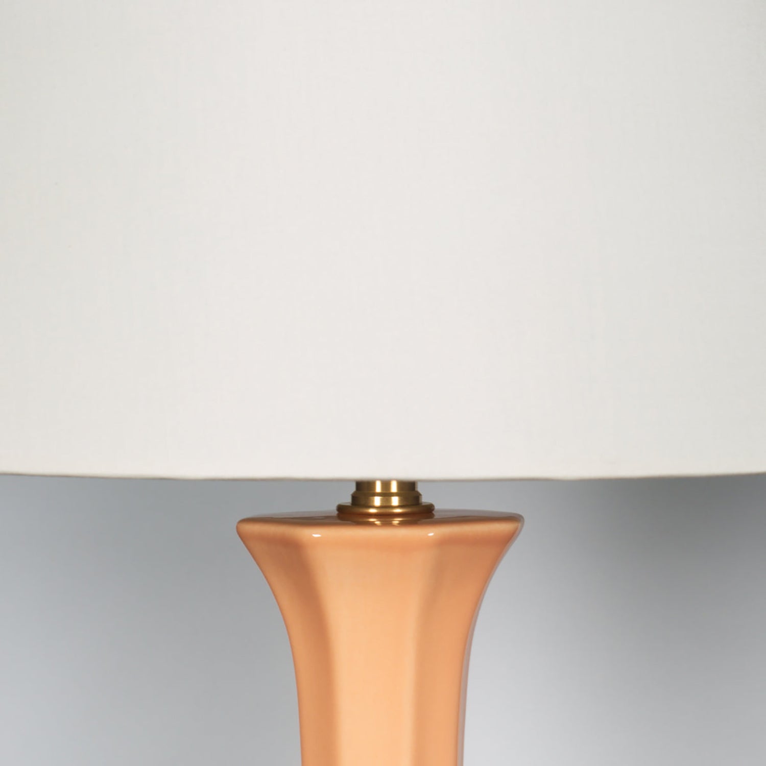 Bradburn Home Mesa Peach Hex Table Lamp