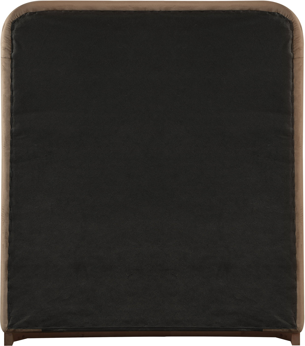 Rava Brown Beige Velvet Upholstered Bed